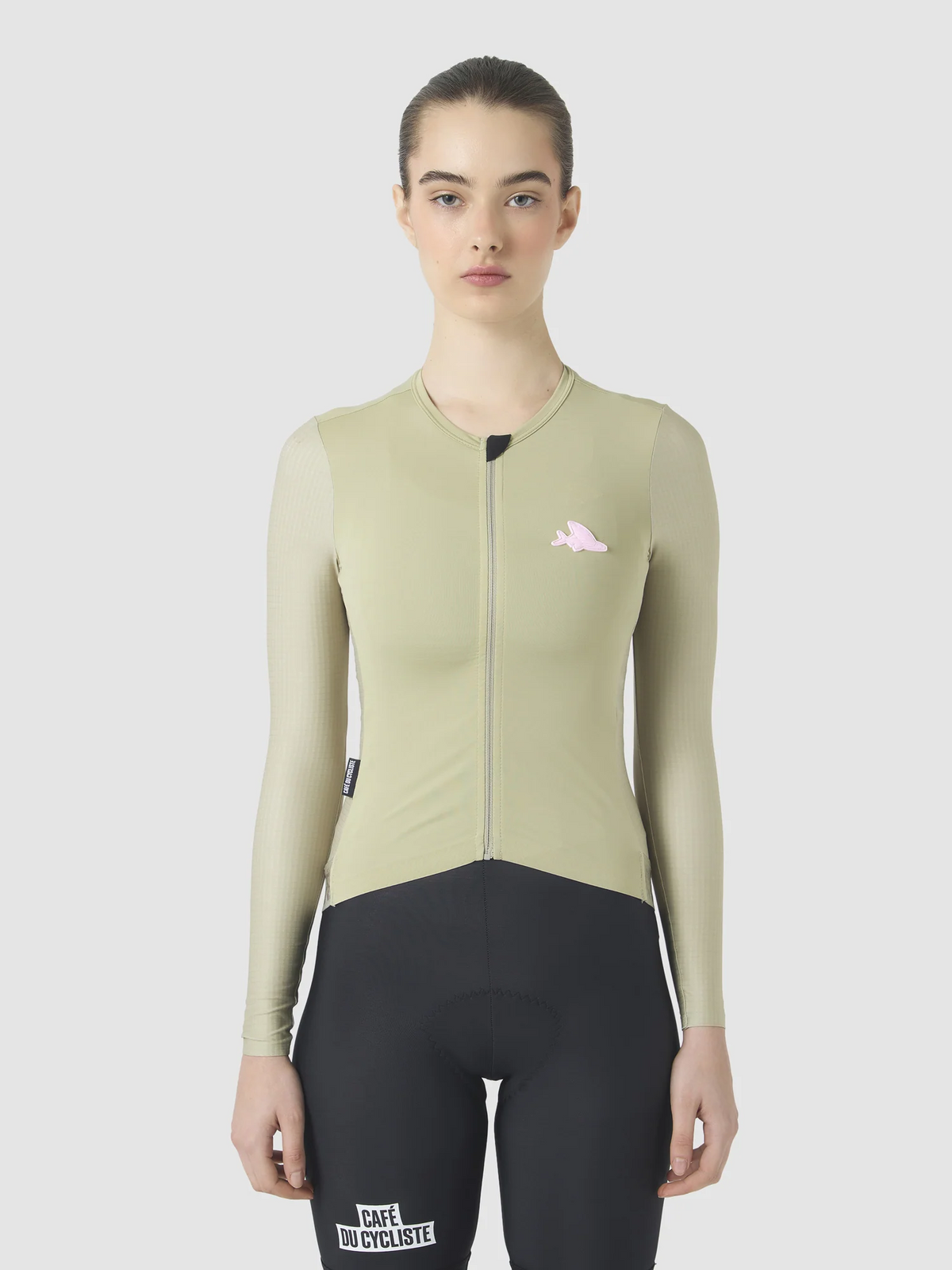 Café du Cycliste 車衣 Andrea V3 Superlight LS Jersey Puddle 長袖 女款 綠