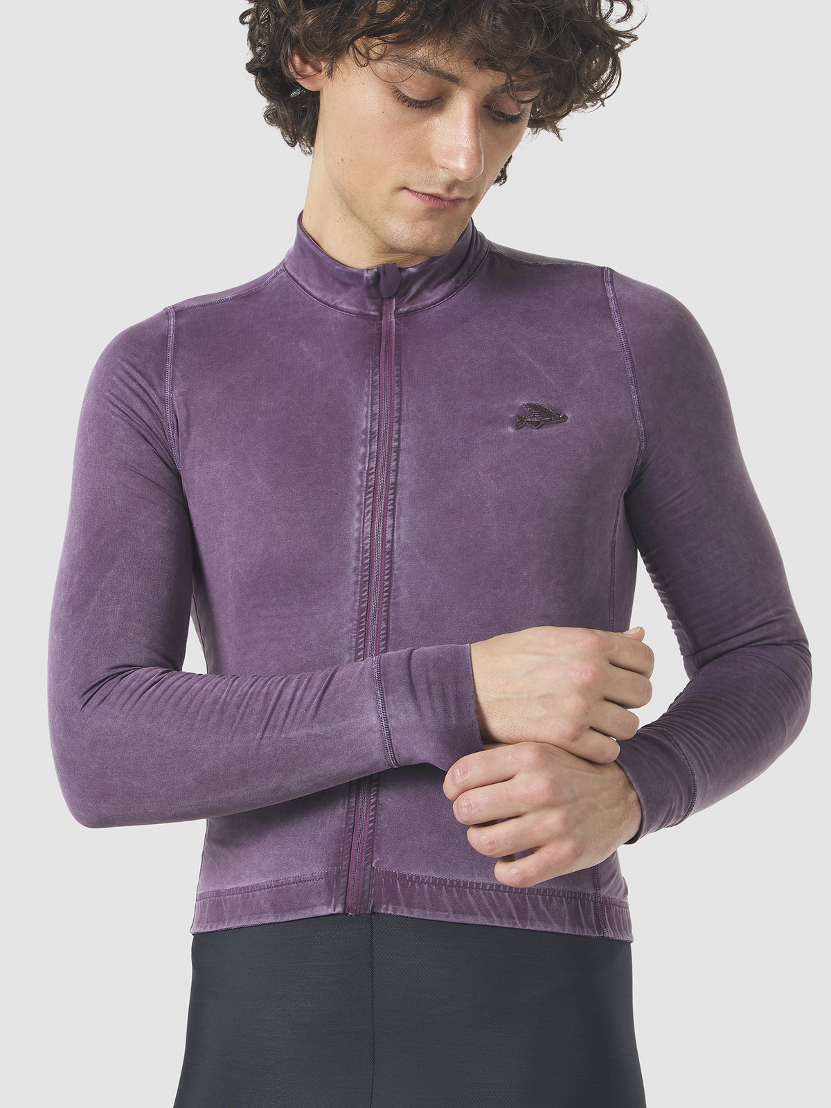 Café du Cycliste 車衣 Charlie Cold Dye Mineral Pink 長袖 男款 冷染粉