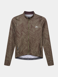 Café du Cycliste 車衣 Charlie Cold Dye Red Moss 長袖 男款 冷染暗紅