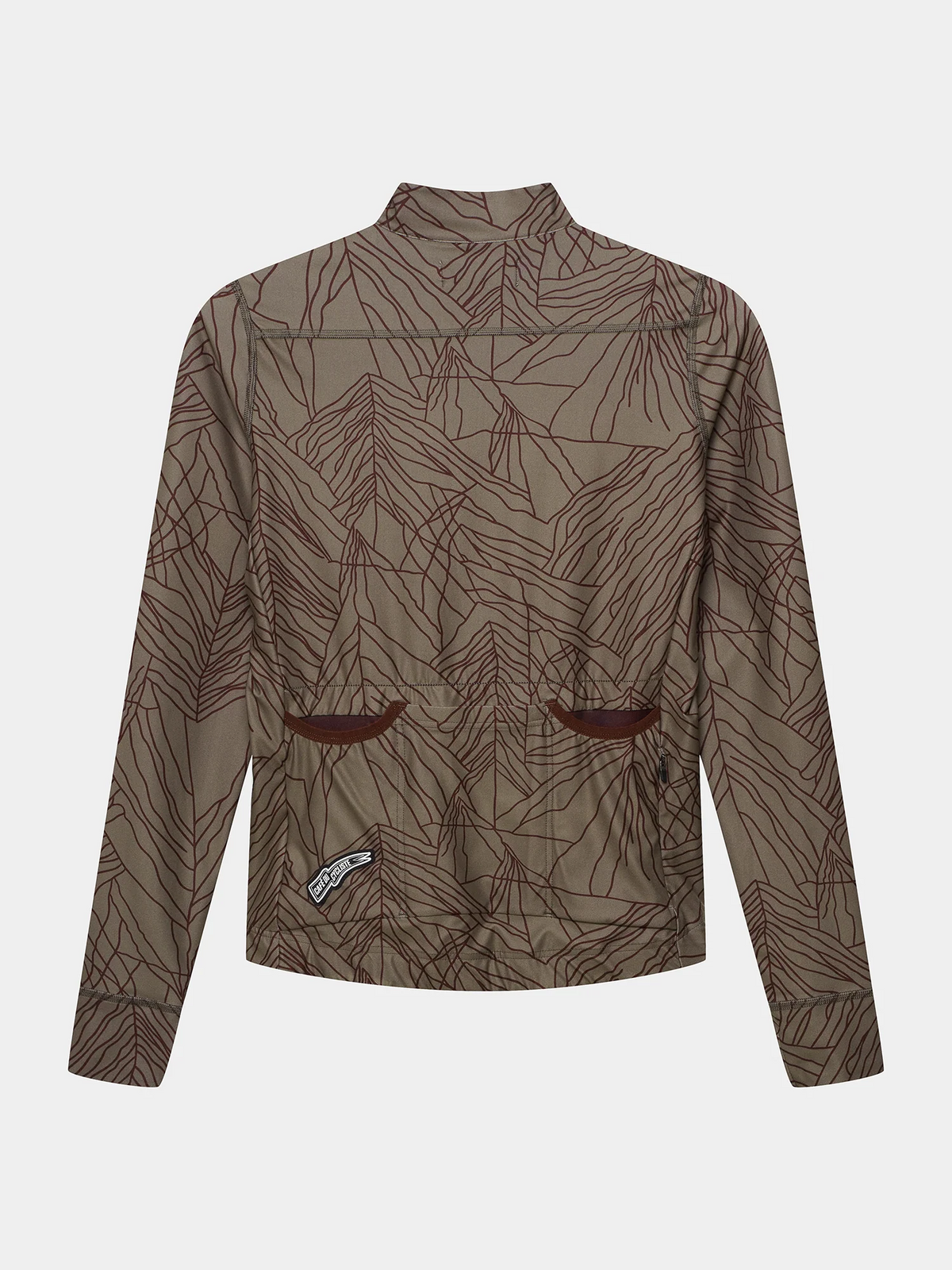 Café du Cycliste 車衣 Charlie Cold Dye Red Moss 長袖 男款 冷染暗紅