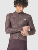 Café du Cycliste 車衣 Charlie Cold Dye Red Moss 長袖 男款 冷染暗紅