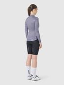 Café du Cycliste 車衣 Constance V2 LS Jersey Grey Purple 長袖 女款 紫灰格
