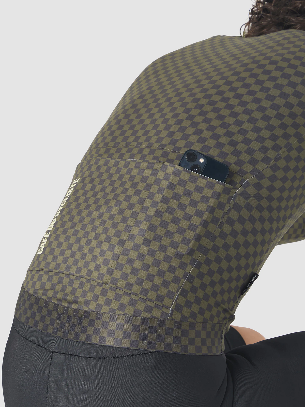 Café du Cycliste 車衣 Constance V2 LS Jersey Raven Carob 長袖 男款 棕黑格
