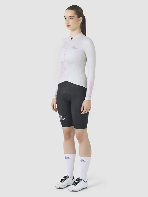 Café du Cycliste 車衣 Constance V2 LS Jersey CumulusGrey 長袖 女款 霧灰