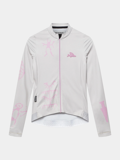 Café du Cycliste 車衣 Constance V2 LS Jersey CumulusGrey 長袖 女款 霧灰