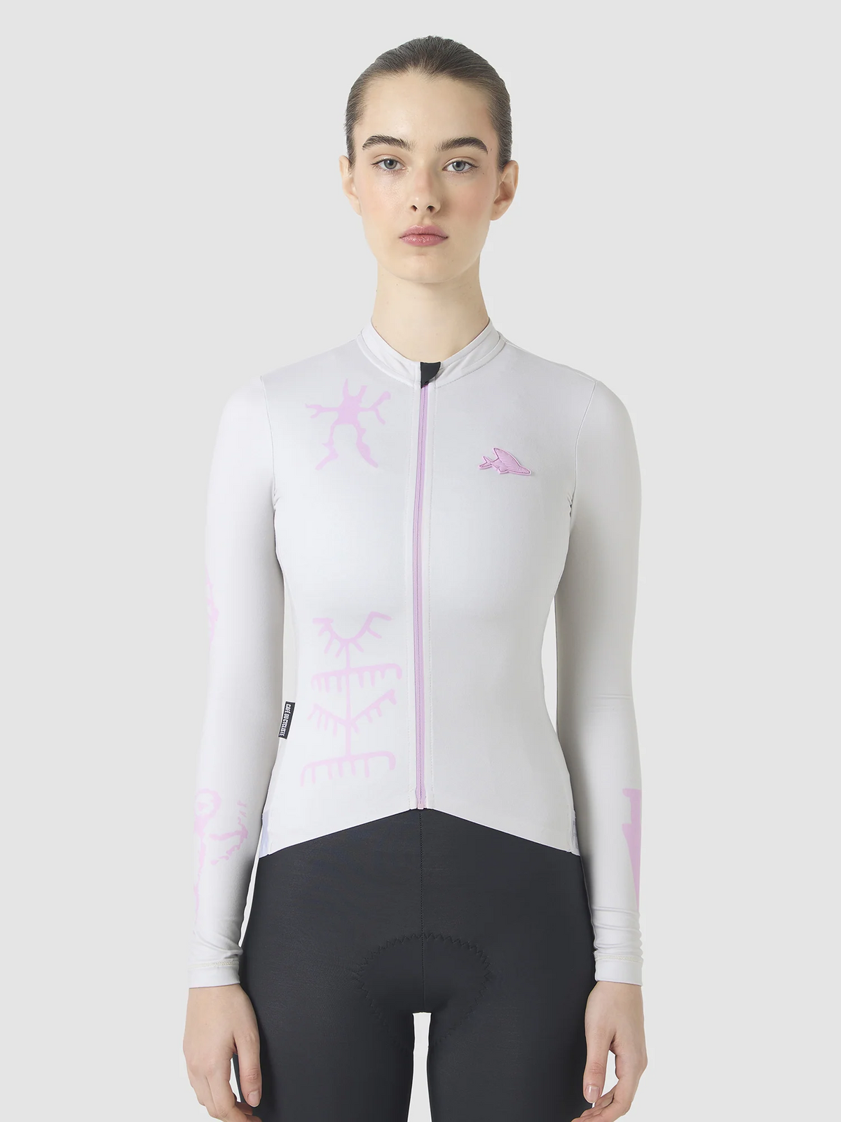 Café du Cycliste 車衣 Constance V2 LS Jersey CumulusGrey 長袖 女款 霧灰