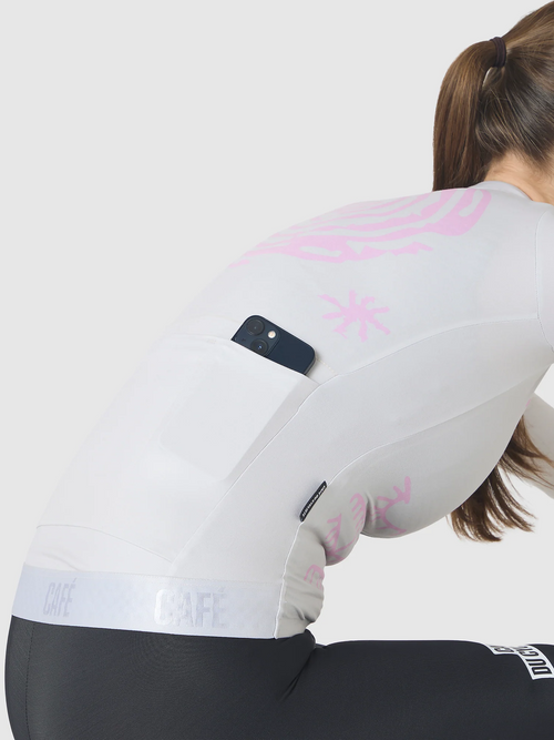 Café du Cycliste 車衣 Constance V2 LS Jersey CumulusGrey 長袖 女款 霧灰