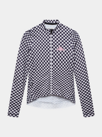 Café du Cycliste 車衣 Constance V2 LS Jersey Grey Purple 長袖 女款 紫灰格