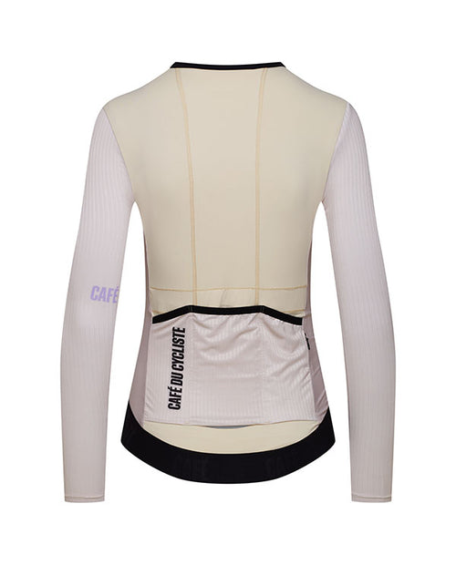 Café du Cycliste 車衣 Roxane LS Jersey Chalk 長袖 女款 石粉白