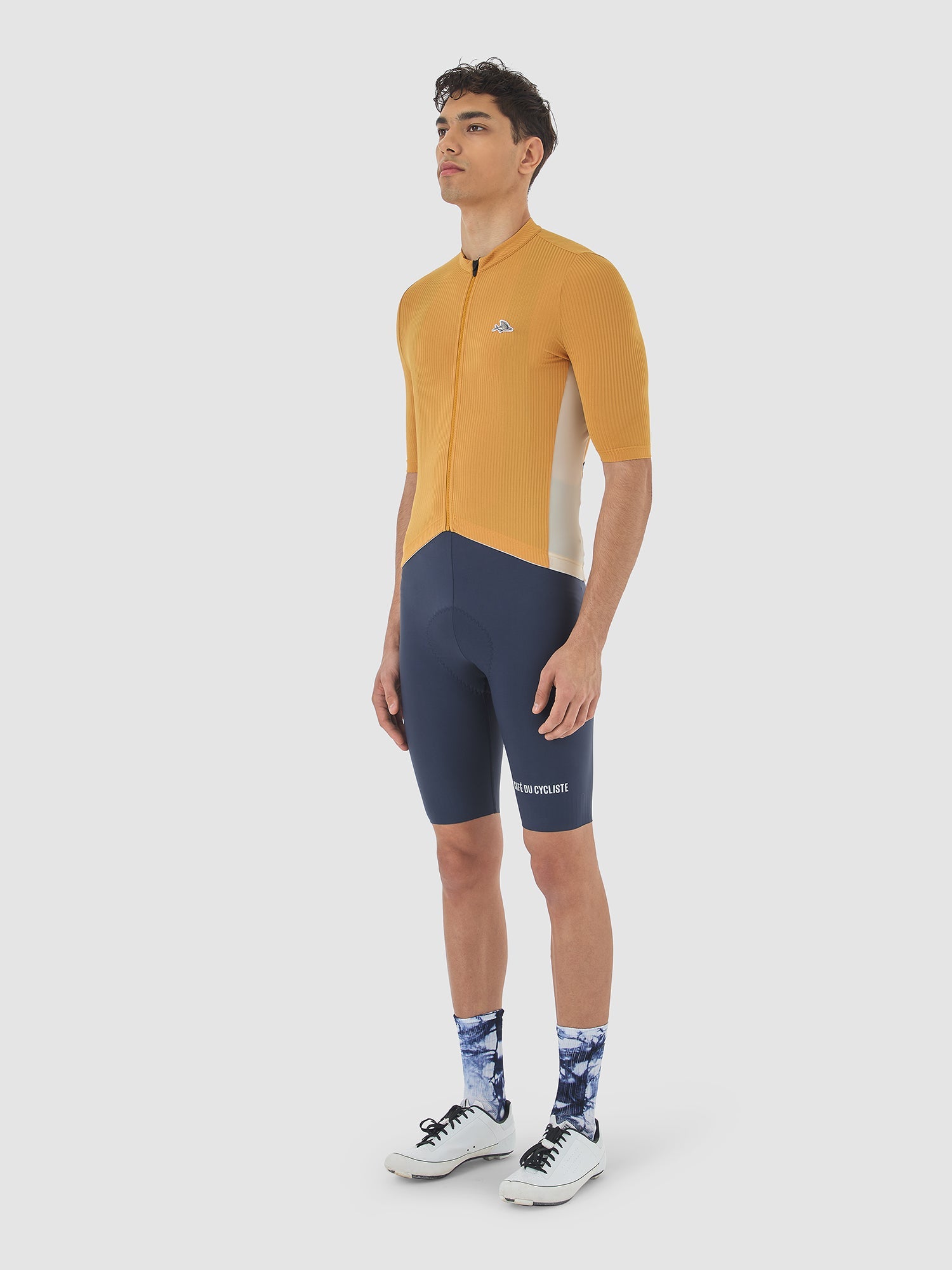 Café du Cycliste 車衣 Romy Midweight Jersey Sunflower 男款 橘黃