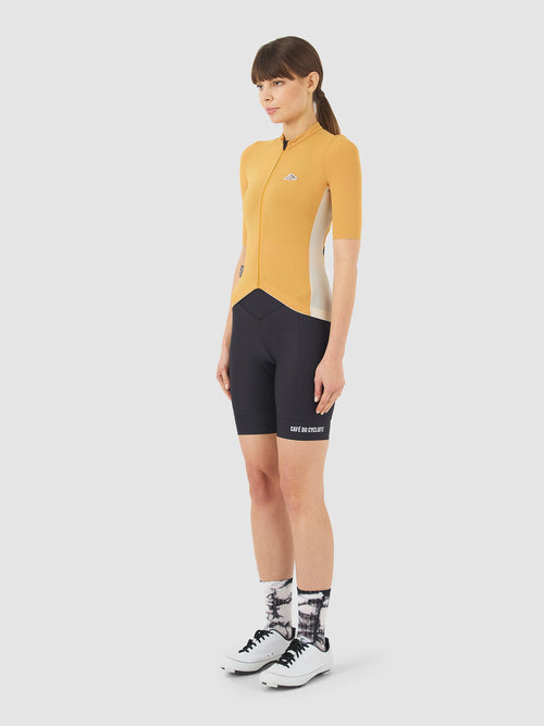 Café du Cycliste 車衣 Romy Midweight Jersey Sunflower 女款 橘