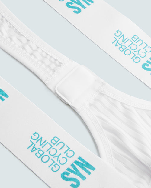 Biehler 磁扣車褲 Pro Team Bib Shorts Milky Way 女款 白