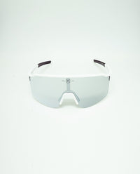 BLOOVS TAROKO MATTE WHITE SILVER MIRROR 霧白框銀鏡片