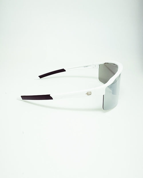 BLOOVS TAROKO MATTE WHITE SILVER MIRROR 霧白框銀鏡片