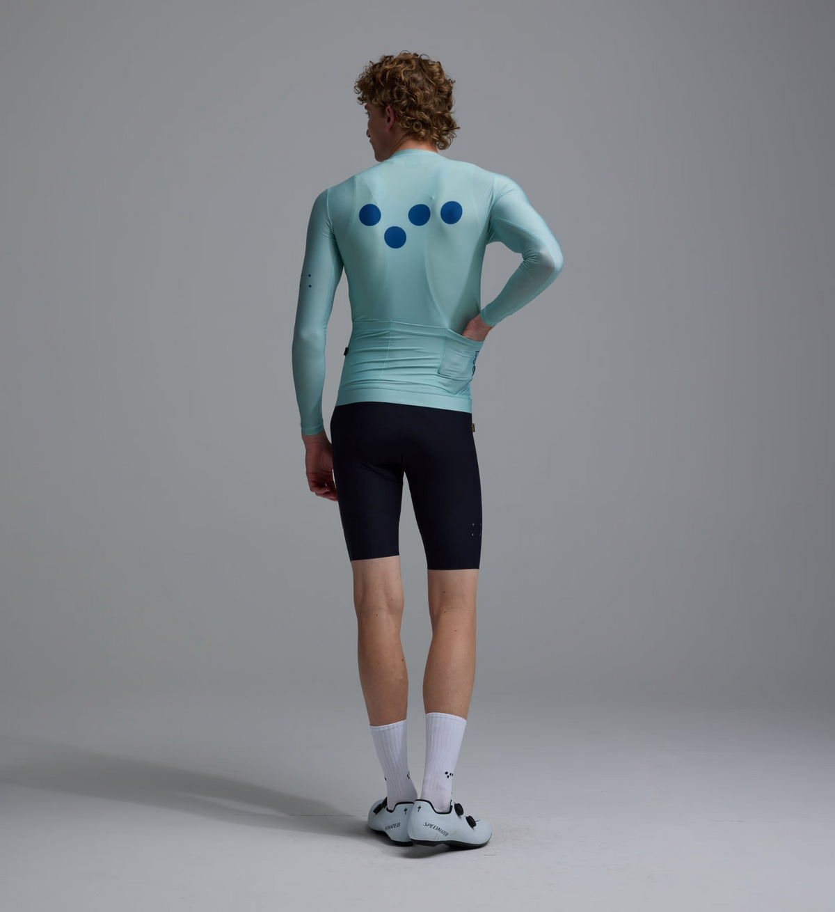 Pedla 薄長袖車衣 Essentials Classic LS Jersey Light Teal 男款 天青綠