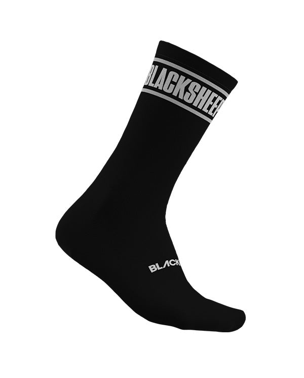 Black Sheep 黑羊 車襪Perfect Crew Socks TAB - Tape Black 黑