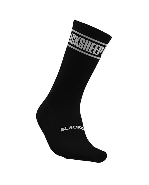 Black Sheep 黑羊 車襪Perfect Crew Socks TAB - Tape Black 黑