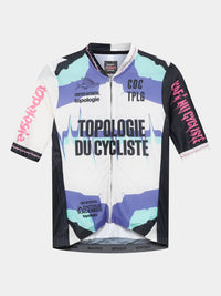 Café du Cycliste 車衣 Bergida Superlight Jersey Multico - Topologie 聯名款 男款 白