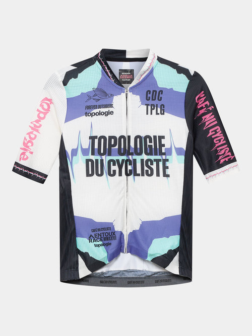 Café du Cycliste 車衣 Bergida Superlight Jersey Multico - Topologie 聯名款 男款 白