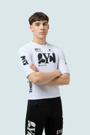 SYN 無拉鍊車衣 Pro Team Zippless Jersey White 男款 白