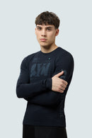 SYN 無拉鍊車衣 Pro Team Gravity Jersey Black 男款 黑