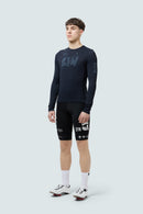 SYN 無拉鍊車衣 Pro Team Gravity Jersey Black 男款 黑