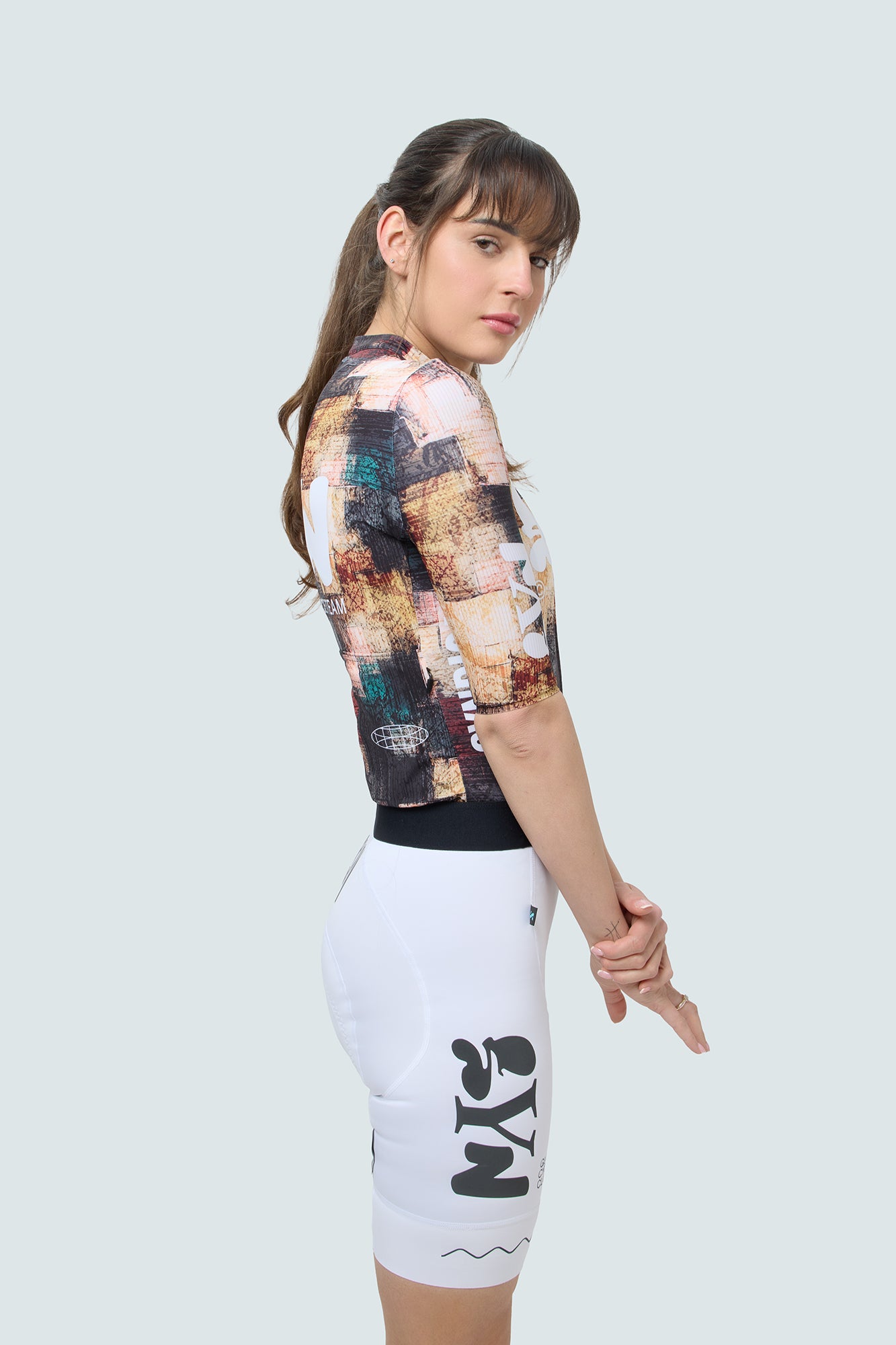 SYN 車褲 Pro Team Bib Shorts White 女款 白
