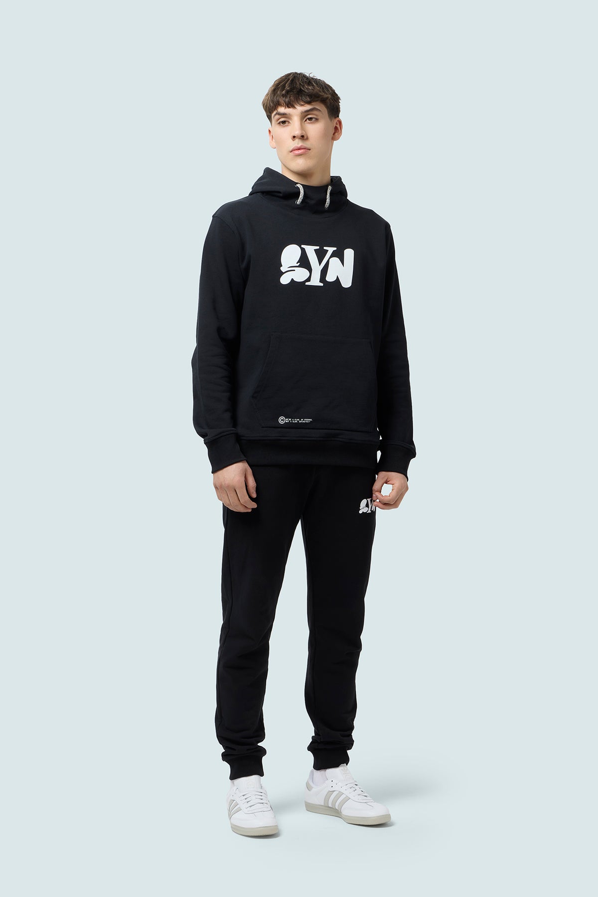 SYN 連帽長T Pro Team Hoodie Black 男女共版 黑