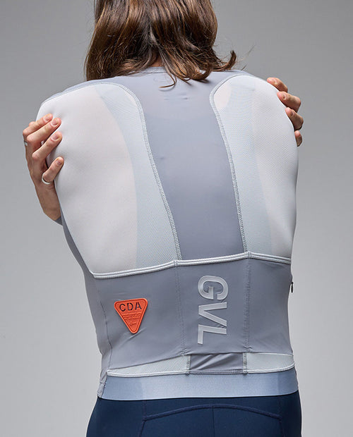 Givelo 薄長袖車衣 C.D.A. LS Jersey Ice 灰