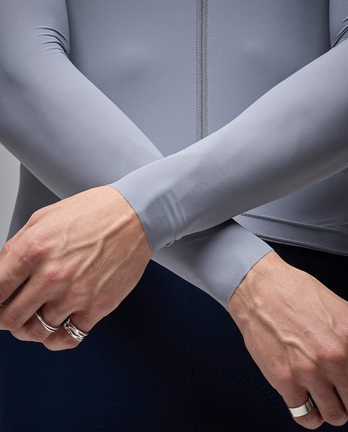 Givelo 薄長袖車衣 C.D.A. LS Jersey Ice 灰