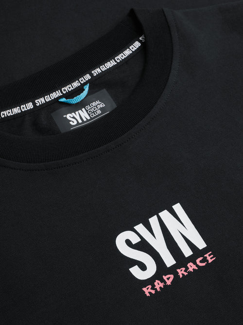 SYN 短袖Tee Rad Race Logo T-Shirt Black 男女共版 黑