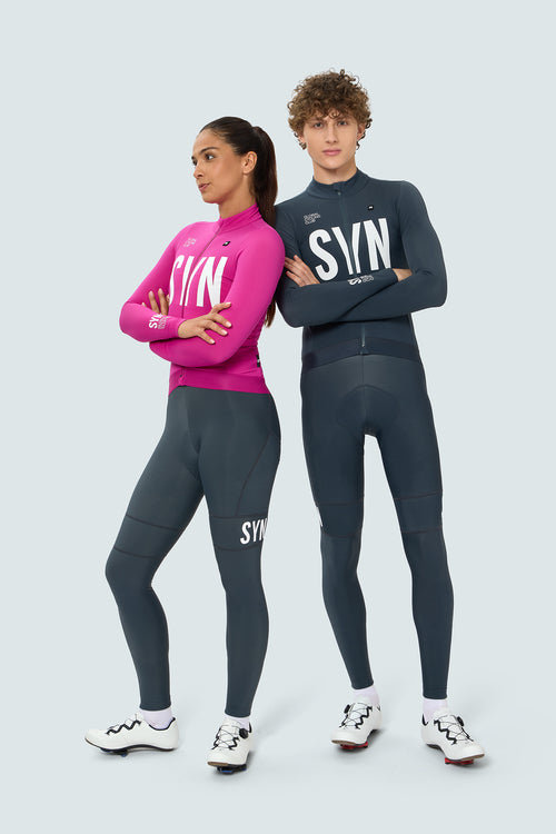 SYN 保暖長車褲 Pro Thermal Bib Tights Tarmac 男款 鐵灰