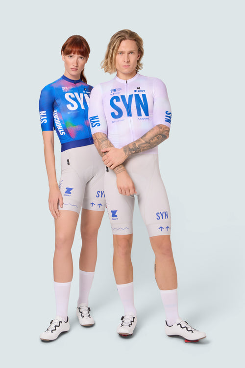 SYN 車褲 Pro Team Club Circuit Bib Shorts Frozen 男款 白
