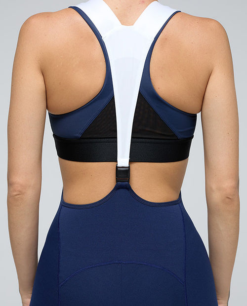 Givelo 磁吸式無痕車褲MAYFLY Bib Shorts Navy 女款 藍