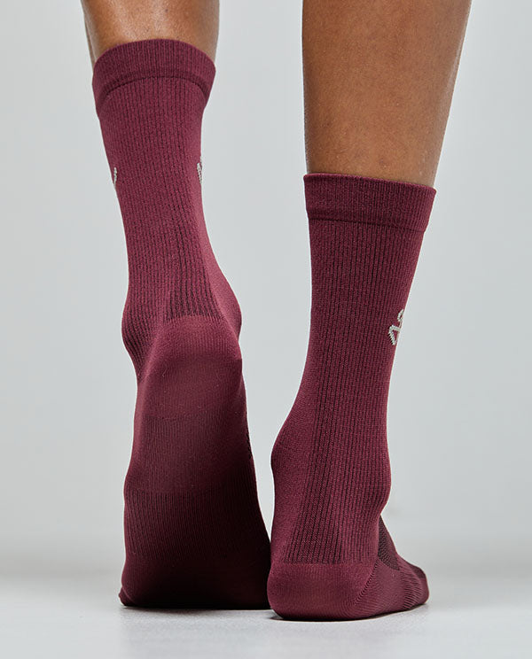Givelo 車襪G-SOCKS Rib Merlot 酒紅