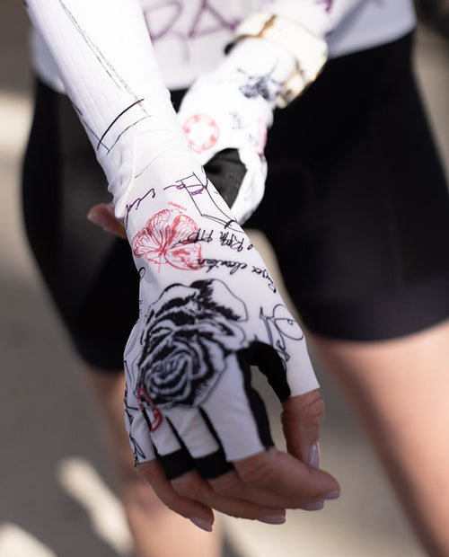 DSPRO 手套Hungry for the power Gloves 短指 粉塗鴉