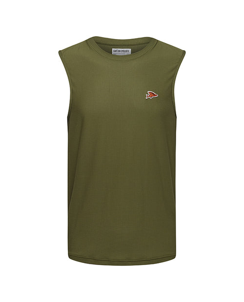 Café du Cycliste 坦克背心Alix Tank Top Khaki 卡其綠