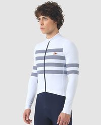 Café du Cycliste 車衣 Charlie White Mariniere 長袖 男款 白