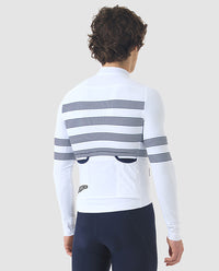 Café du Cycliste 車衣 Charlie White Mariniere 長袖 男款 白