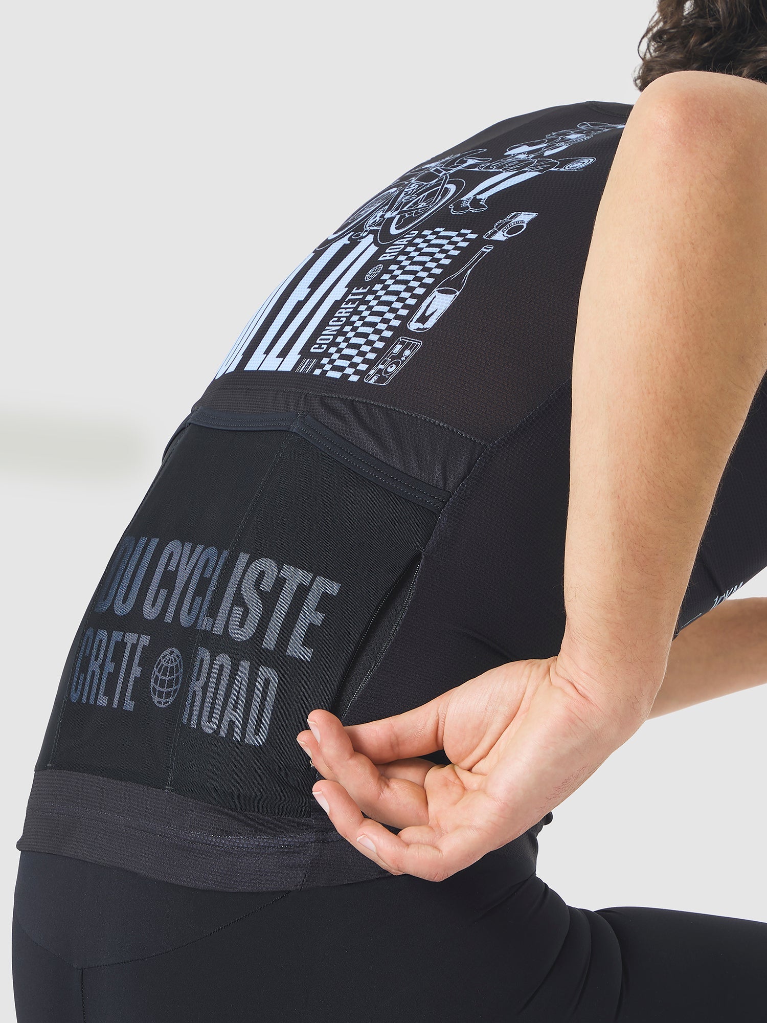Café du Cycliste 車衣 Col. Eze Superlight Jersey 男款 黑淺藍