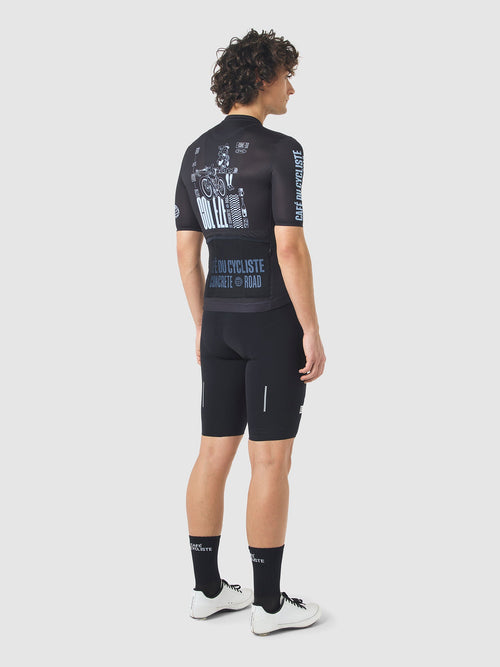 Café du Cycliste 車衣 Col. Eze Superlight Jersey 男款 黑淺藍