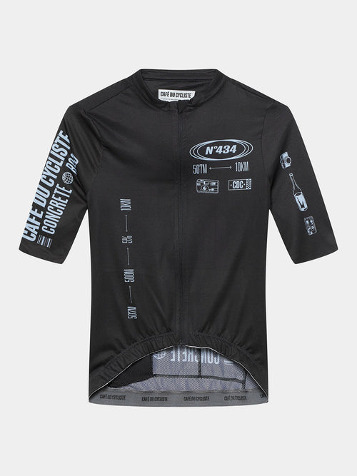 Café du Cycliste 車衣 Col. Eze Superlight Jersey 女款 黑淺藍