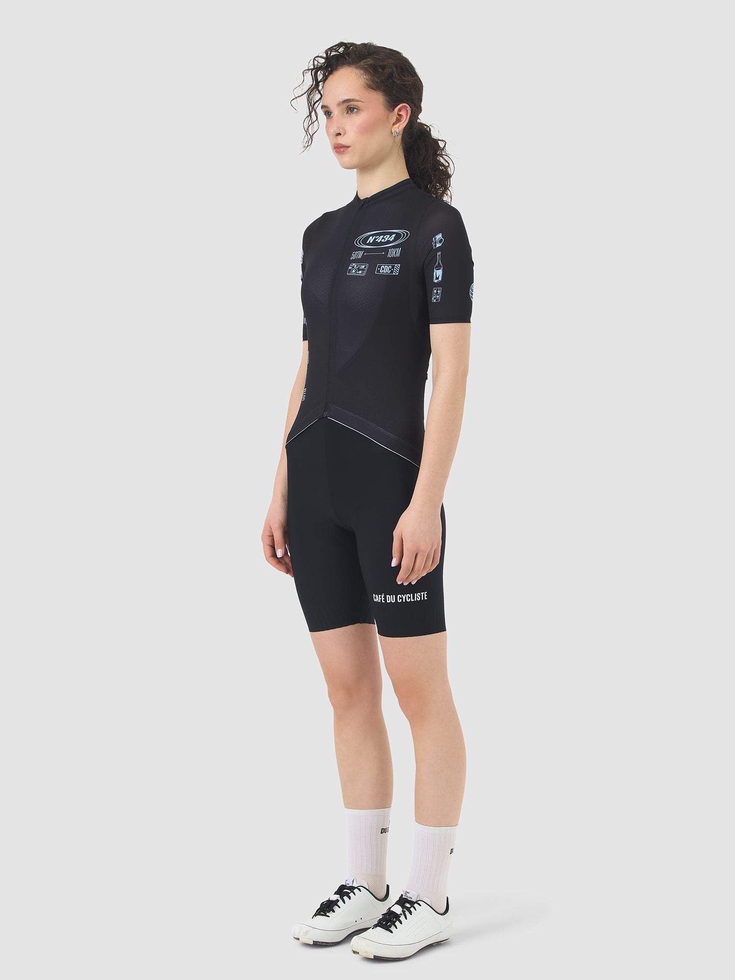 Café du Cycliste 車衣 Col. Eze Superlight Jersey 女款 黑淺藍