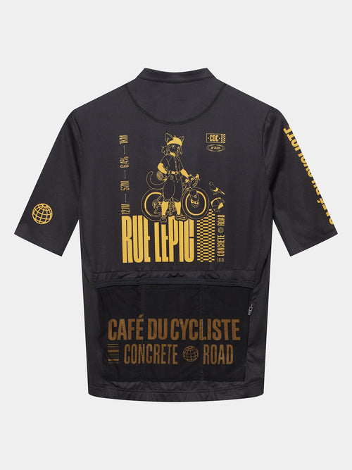 Café du Cycliste 車衣 Col. Paris Superlight Jersey 男款 黑黃