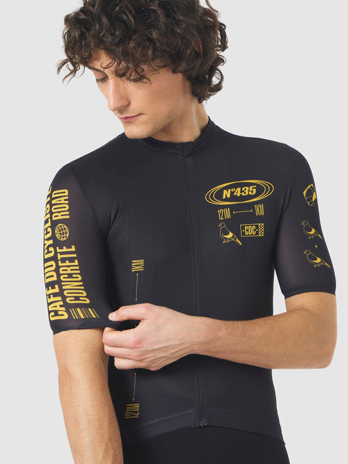 Café du Cycliste 車衣 Col. Paris Superlight Jersey 男款 黑黃