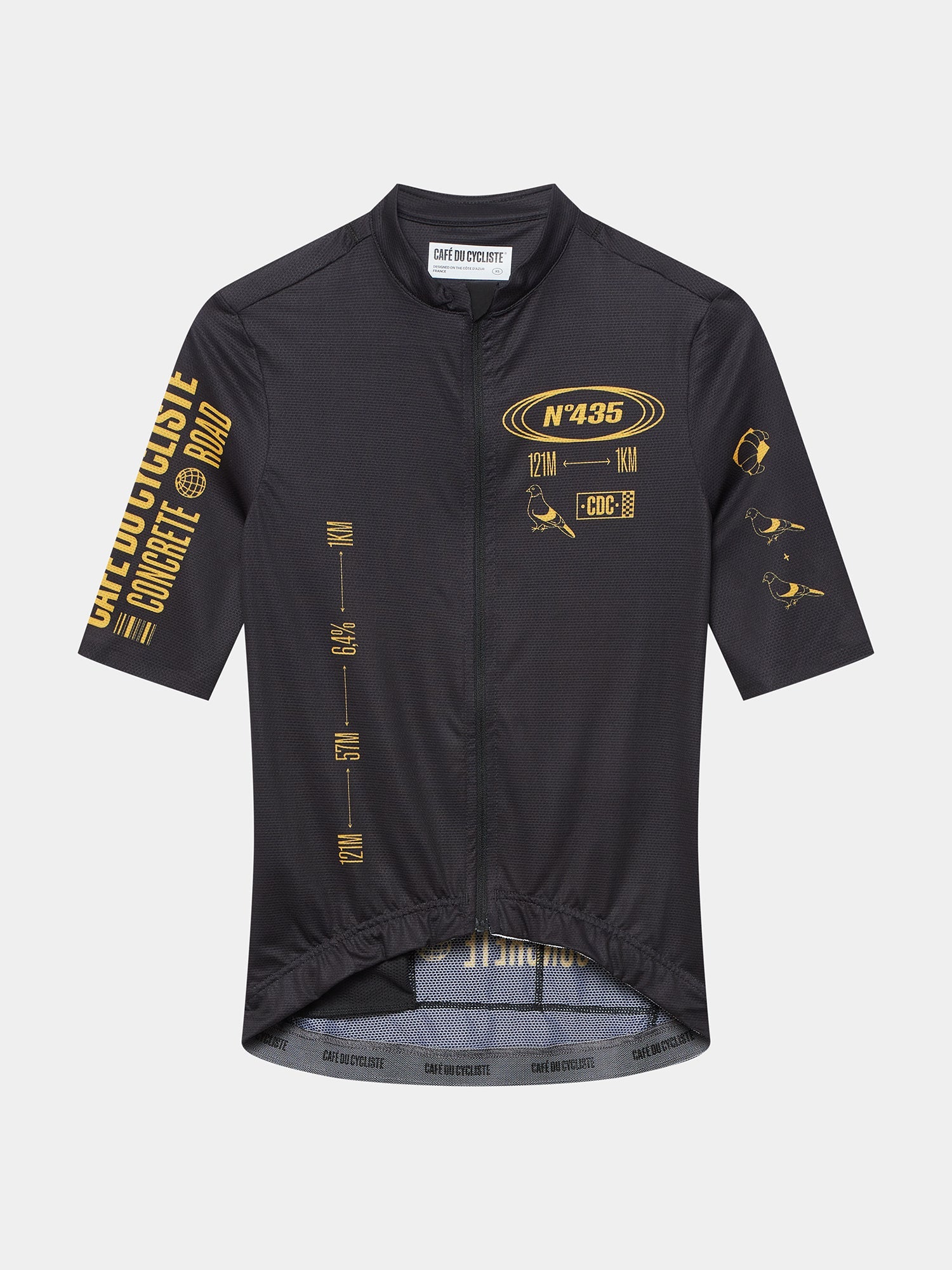 Café du Cycliste 車衣 Col. Paris Superlight Jersey 女款 黑黃