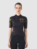 Café du Cycliste 車衣 Col. Paris Superlight Jersey 女款 黑黃