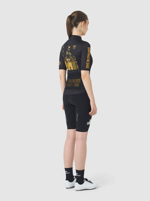 Café du Cycliste 車衣 Col. Paris Superlight Jersey 女款 黑黃