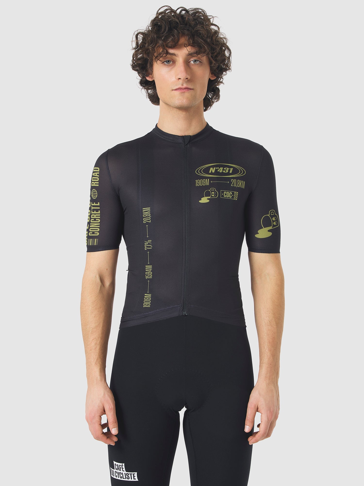 Café du Cycliste 車衣 Col. Ventoux Superlight Jersey 男款 黑綠