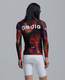 Pedla 薄長袖車衣Colour Wheel LS Classic Jersey Motion Black 男款 紅黑